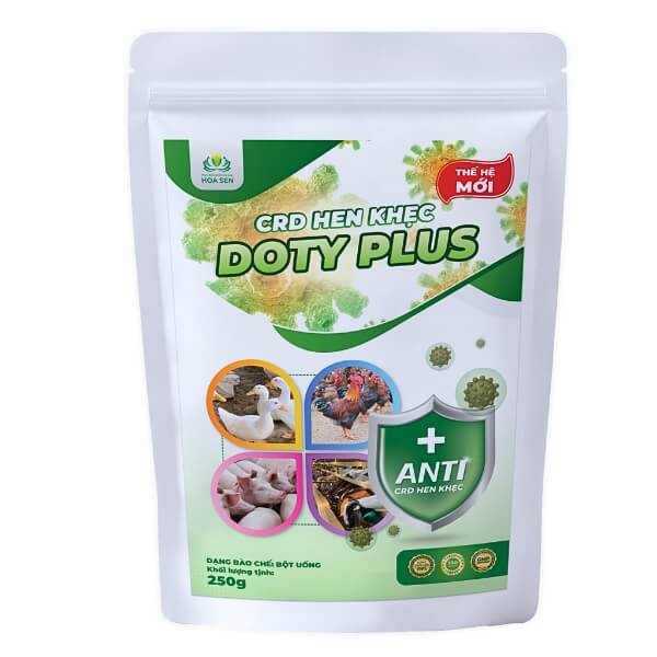 DOTY PLUS – Giải pháp đặc trị hen gà, suyễn lợn và bệnh hô hấp gia cầm, gia súc