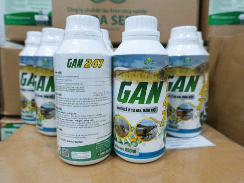 Sản phẩm Gan 247 ứng dụng công nghệ thảo dược nano, xử lý nhanh – hiệu quả các vấn đề gan tôm