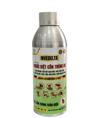 INVEDELTA HS 250ML – Diệt côn trùng thú y cao cấp, ruồi, muỗi, kiến, gián, ve, bọ chét